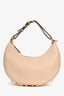 Fendi Peach Leather 'Fendigraphy' Shoulder Bag