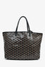 Goyard 2022 Black Goyardine St. Louis PM Tote with Pouch