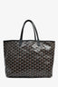 Goyard 2022 Black Goyardine St. Louis PM Tote with Pouch