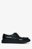 Saint Laurent Black Leather Brogue Oxfords Size 41.5 Mens