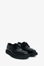 Saint Laurent Black Leather Brogue Oxfords Size 41.5 Mens