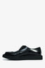 Saint Laurent Black Leather Brogue Oxfords Size 41.5 Mens