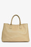 Prada Beige Saffiano Leather Galleria Tote