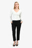 Alexander McQueen Black Wool Tailored Trousers Size 42