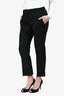 Alexander McQueen Black Wool Tailored Trousers Size 42