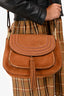 Chloe Brown Suede 'Hudson' Large Crossbody