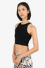 Juun.J Black Knit 'Rayon' Tank Top Size 36
