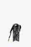 Christian Dior 2022 Navy Oblique Jacquard Saddle Belt Pouch