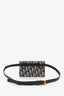 Christian Dior 2022 Navy Oblique Jacquard Saddle Belt Pouch
