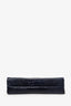 Maison Martin Margiela Navy Croc Embossed Oversized Bag