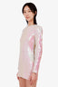 Balmain Iridescent Sequin Long Sleeve Mini Dress Estimated Size S
