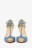 Christian Louboutin Denim T-Strap Heels Size 36
