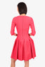 Alaïa Pink Knit Dress Size 38