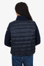 Moncler Navy Puffer/Knit Maglione Tricot Jacket Size L
