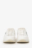Celine White Leather Runner Cr-02 Low Lace-up Sneaker Size 38.5