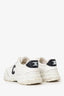 Celine White Leather Runner Cr-02 Low Lace-up Sneaker Size 38.5