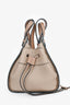 Loewe 2022 Taupe Grained Calfskin Mini Hammock Bag