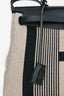 Hermès 2020 Cream/Black Toile H Vibration Herbag Zip 31 with Pouch