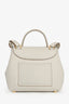 Polene White Leather 'Numero Un Nano' Crossbody Bag