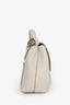 Polene White Leather 'Numero Un Nano' Crossbody Bag