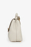 Polene White Leather 'Numero Un Nano' Crossbody Bag