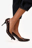 Stuart Weitzman Leopard Patent Pointed Heels Size 8.5