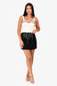 Christopher Kane Black Embellished Mini Skirt Size 4