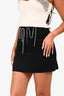 Christopher Kane Black Embellished Mini Skirt Size 4