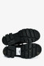 Gucci Black Leather Lace-Up Combat Boots Size 39