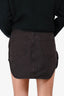 The Attico Brown Denim Mini Skirt Size 26
