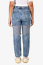 Maison Margiela Blue Denim Distressed Panel Slim Leg Jeans Size 1