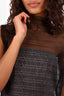 Kallmeyer Sheer Knit Sleeveless Mock Neck Top Size 2