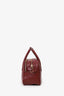 Oleada Red Leather Top Handle Bag