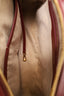 Oleada Red Leather Top Handle Bag