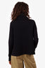Annette Gortz Black Merino Wool Turtle Neck Long Sleeve Sweater Size M
