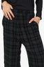 Y's Grey Wool Check Straight Leg Pants Size 1