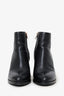 Alexander Wang Black Leather Gabi Ankle Boots Size 36.5