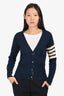 Thom Browne Navy Striped Cardigan Size 1