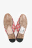 Gucci Red GG Logo Horsebit Princetown Slip-On Loafers Size 38