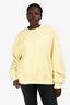 Fear Of God Essentials Yellow Logo Sweater Size M