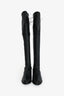 Stuart Weitzman Black Leather Lowland Over The Knee Boots Size 6.5
