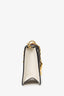 Gucci Cream Leather Web Mini Sylvie Chain Bag