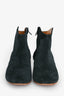 Isabel Marant Etoile Black Suede Leather Ankle Boots Size 38