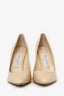Jimmy Choo Beige Patent Leather Heels Size 37