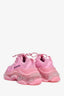 Balenciaga Pink 'Triple S' Sneakers Size 36