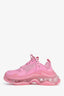 Balenciaga Pink 'Triple S' Sneakers Size 36