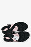 Christian Dior Black Tech Knit Crystal High Top Slip On Sneakers Size 37.5