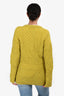 Alejandra Alonso Rojas Green Cashmere/Wool Knit Cardigan