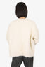 Toteme White Alpaca Boxy Cardigan Size XS/S
