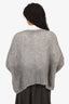 Loewe Grey Mohair Anagram Knit Sweater Size M